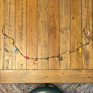 Colorful Beaded string with clips for photos!